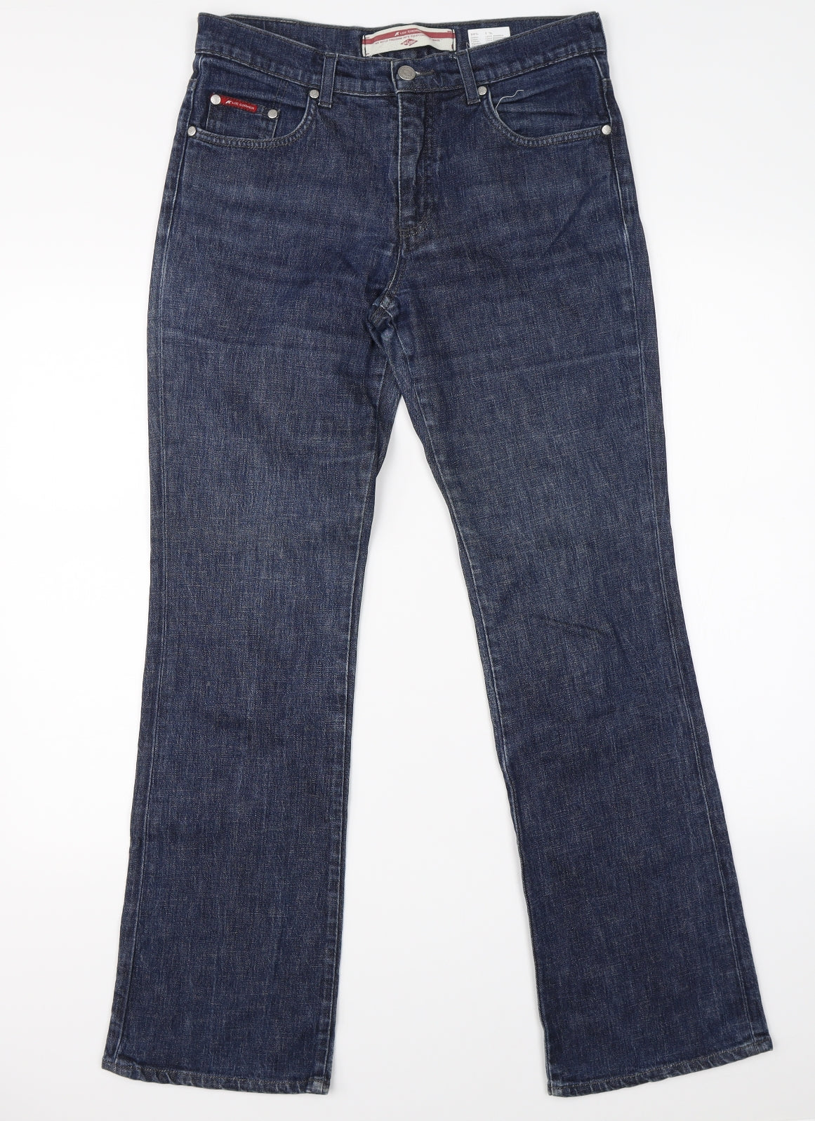 Lee Cooper Womens Blue  Denim Straight Jeans Size 12 L28 in
