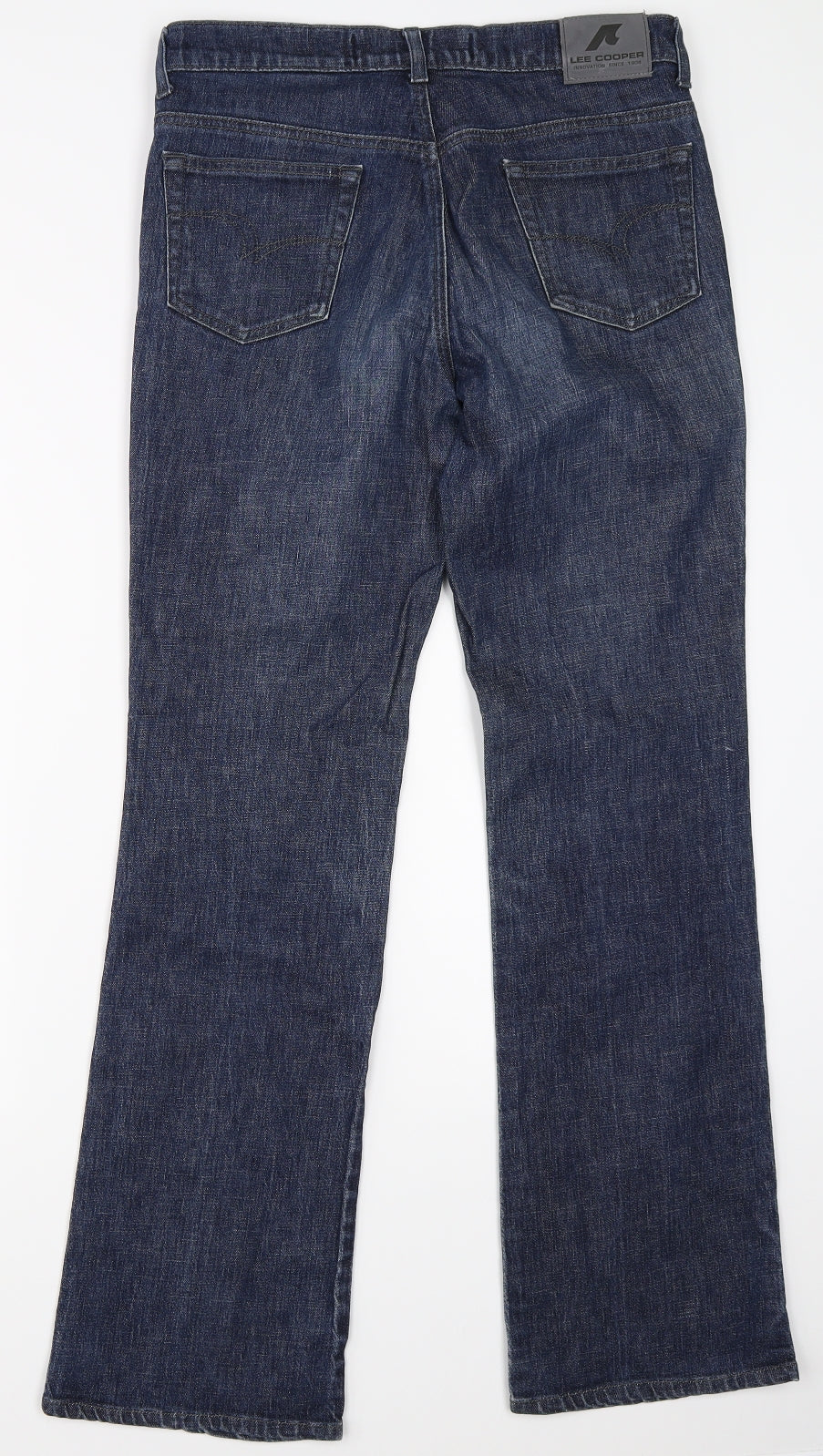 Lee Cooper Womens Blue  Denim Straight Jeans Size 12 L28 in