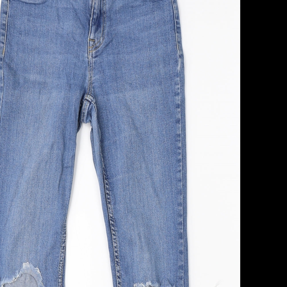 New Look Womens Blue  Denim Skinny Jeans Size 8 L22 in