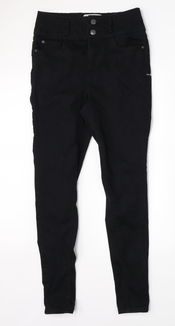 New Look Womens Black Denim Skinny Jeans Size 10 L26 in