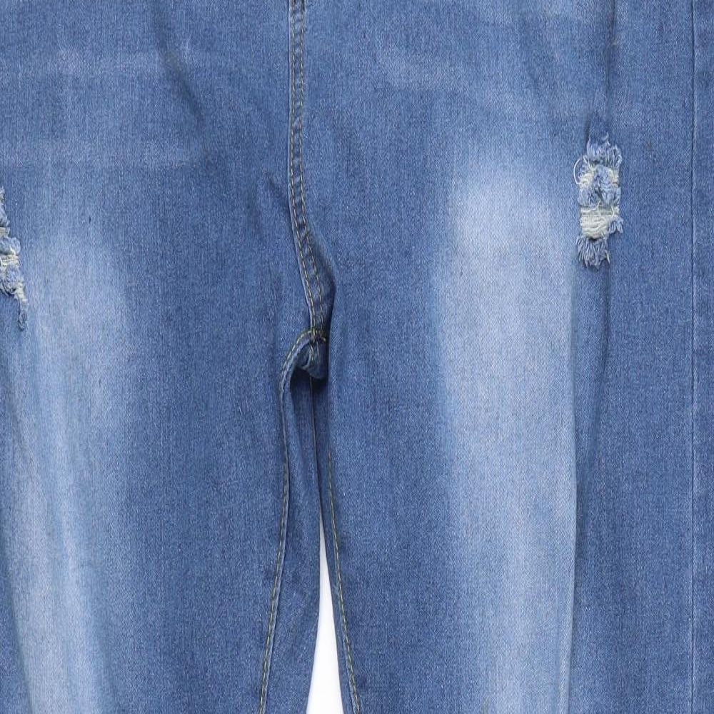 SheIn Womens Blue  Denim Skinny Jeans Size 3XL L28 in