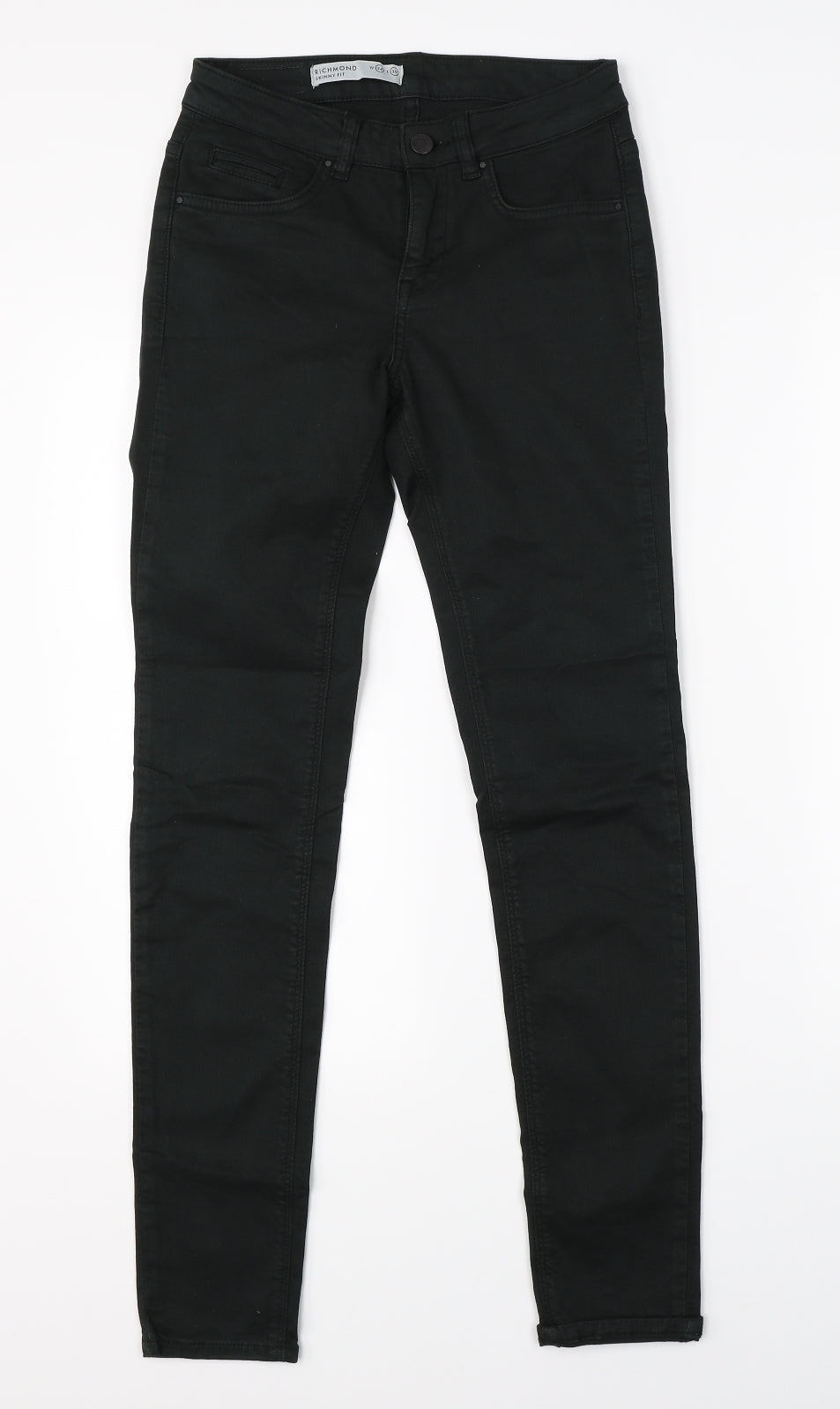 Richmond Mens Green  Denim Skinny Jeans Size 24 L30 in
