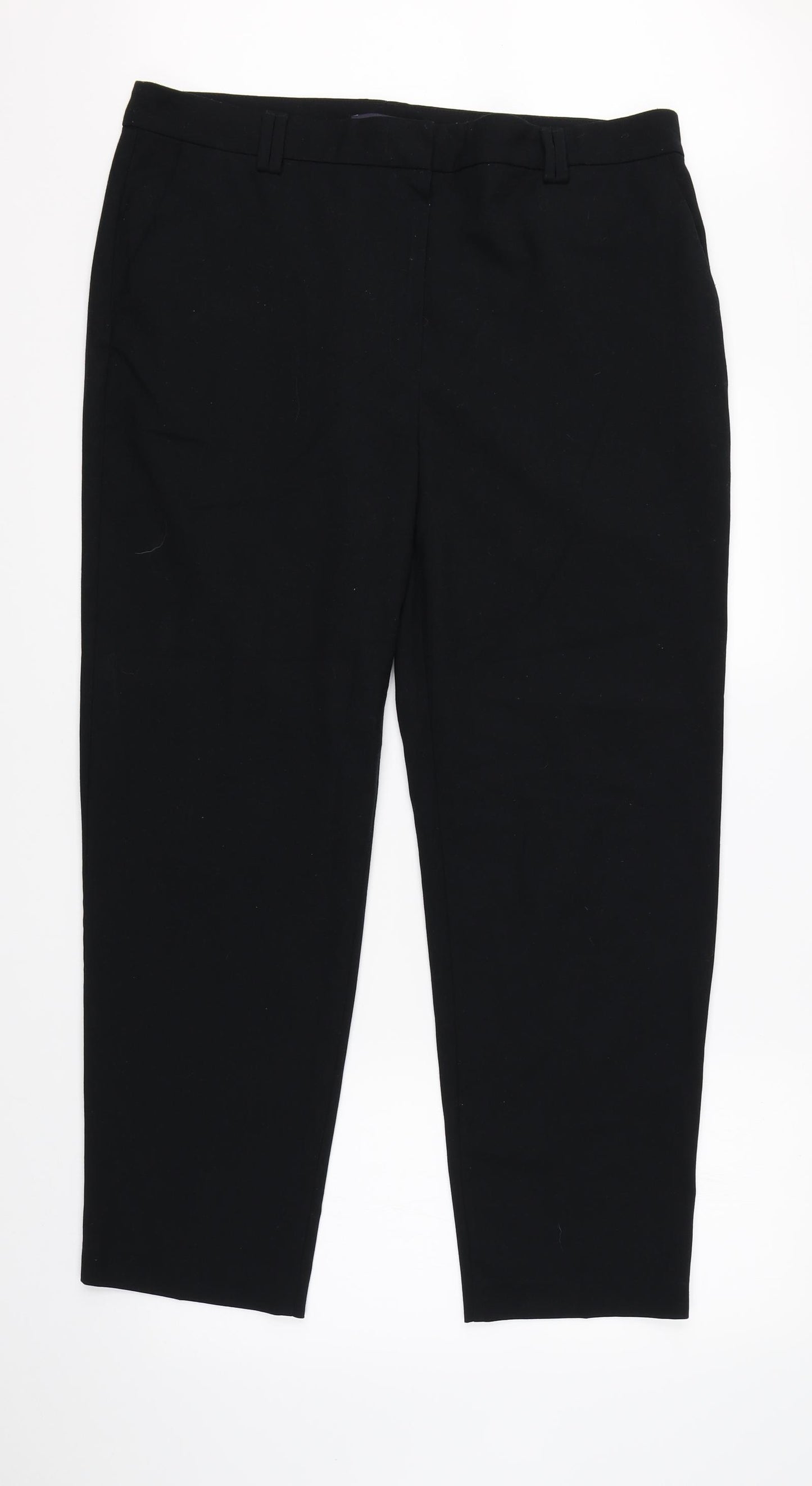 Marks & Spencer Womens Black   Dress Pants Trousers Size 16 L28 in