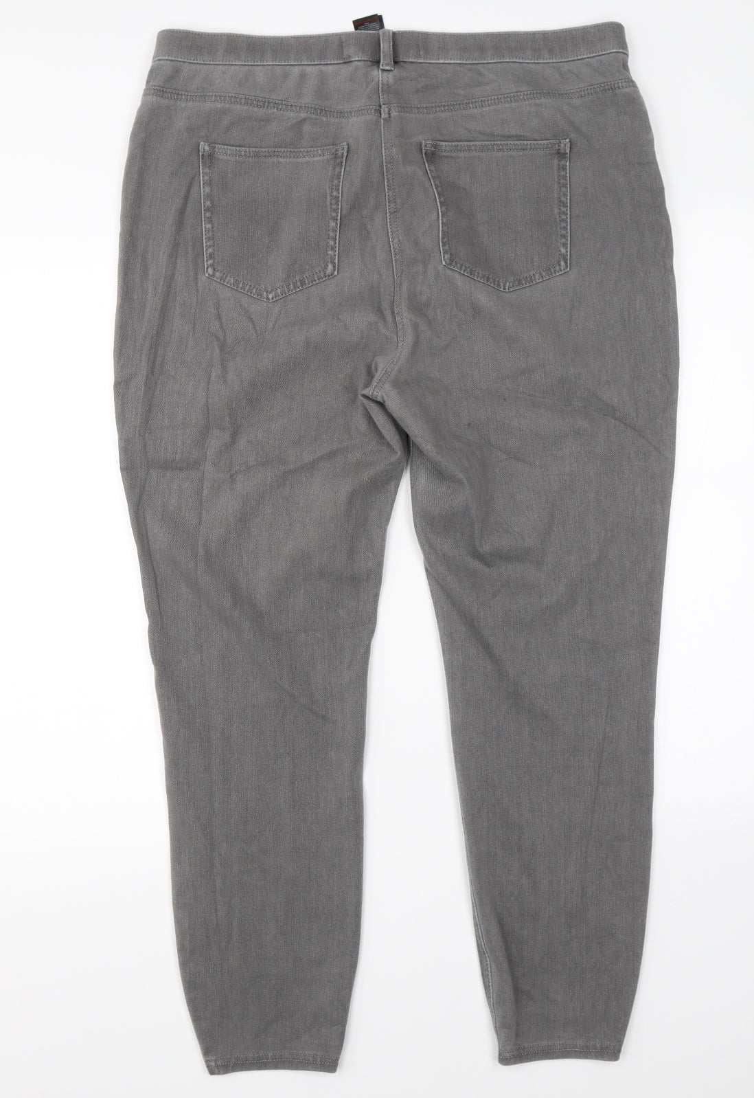 NEXT Womens Grey  Denim Jegging Jeans Size 18 L26 in