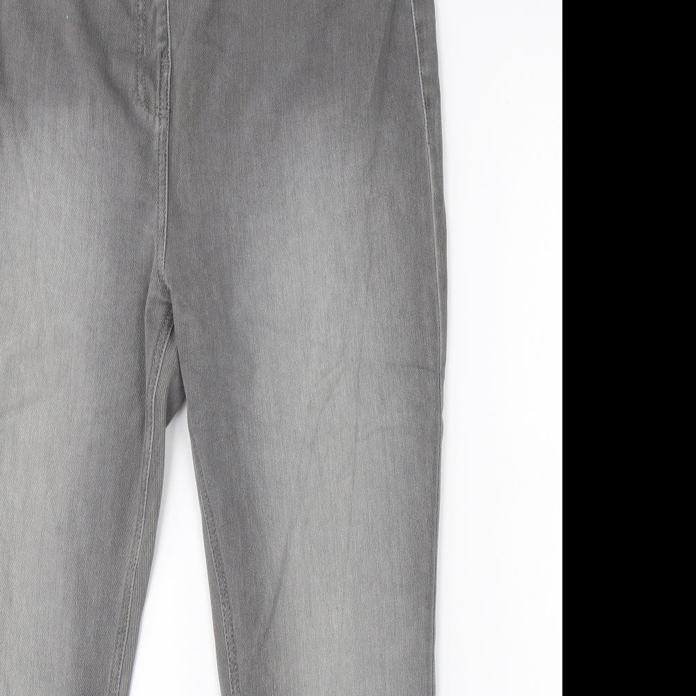 NEXT Womens Grey  Denim Jegging Jeans Size 18 L26 in