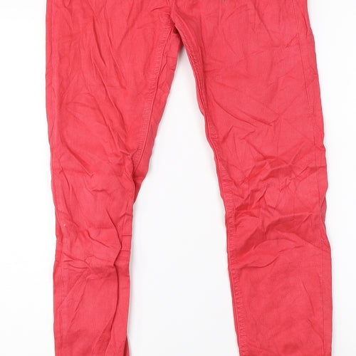 Zara Womens Pink  Denim Skinny Jeans Size 10 L28 in