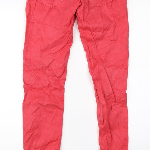 Zara Womens Pink  Denim Skinny Jeans Size 10 L28 in