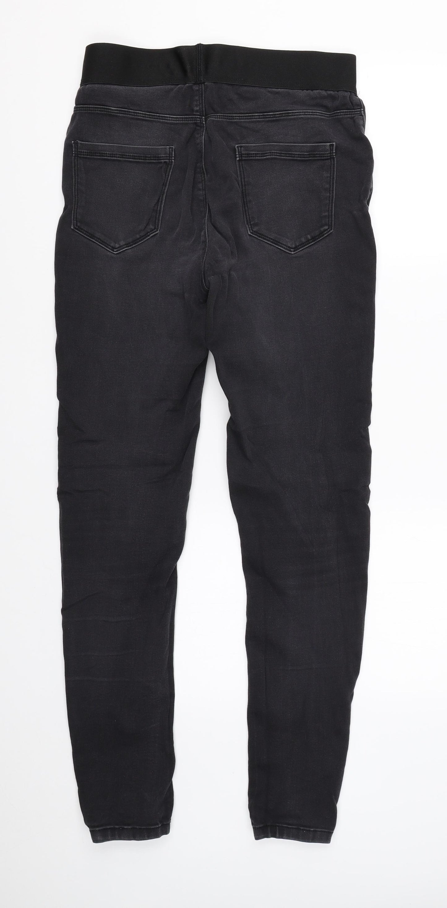 George Womens Black  Denim Jegging Jeans Size 12 L28 in