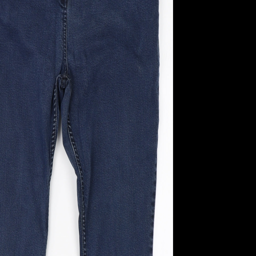 Per Una Womens Blue  Denim Straight Jeans Size 22 L27 in