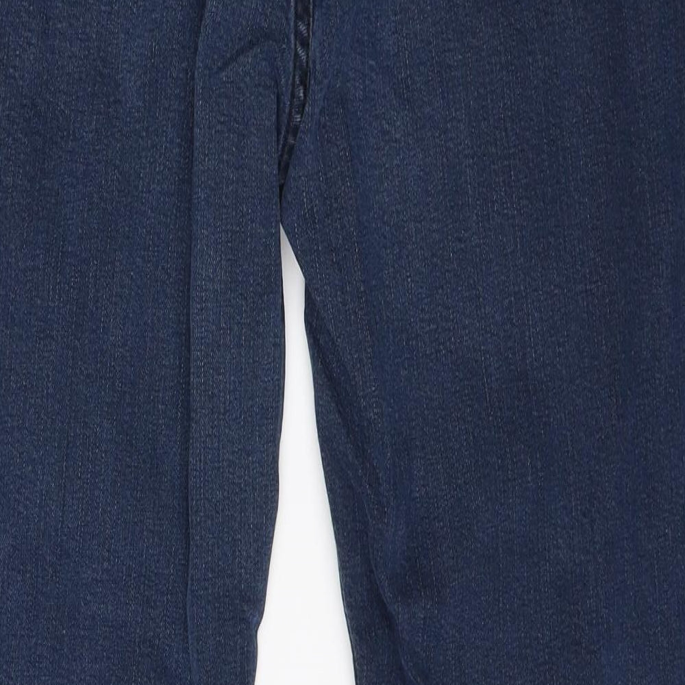 Per Una Womens Blue  Denim Straight Jeans Size 22 L27 in