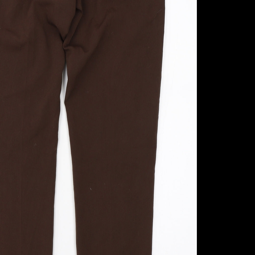 Pretty Girl Womens Brown   Dress Pants Trousers Size 34 in L28 in