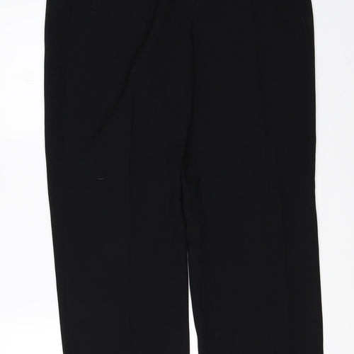 GARDEUR Womens Black   Dress Pants Trousers Size 12 L26 in