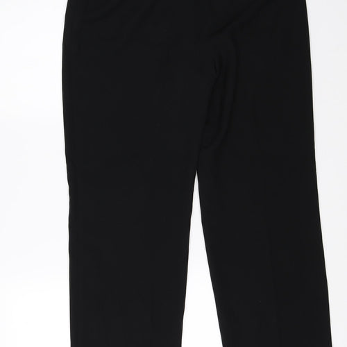 GARDEUR Womens Black   Dress Pants Trousers Size 12 L26 in