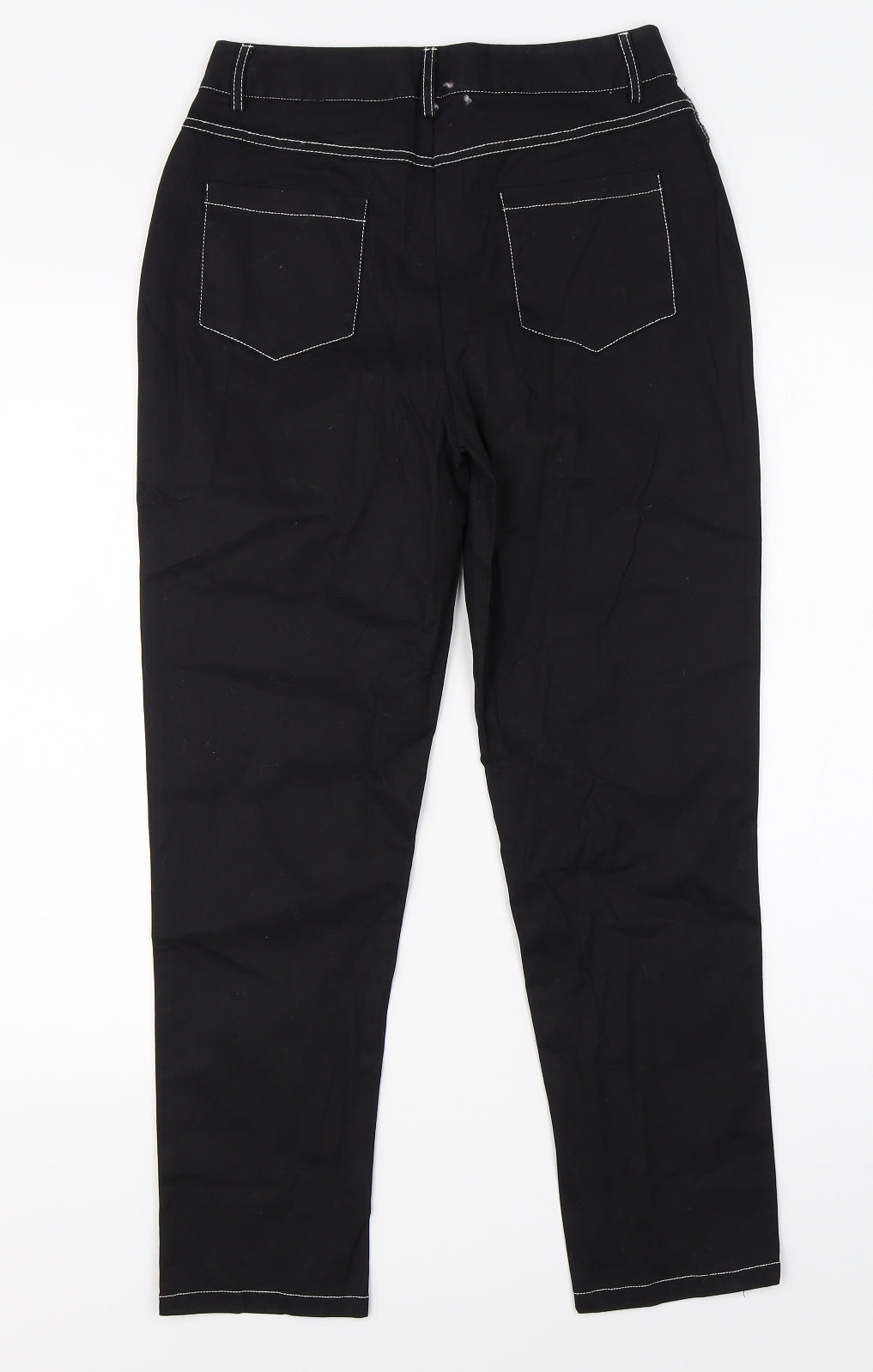 Boohoo Womens Black   Straight Jeans Size 8 L25 in