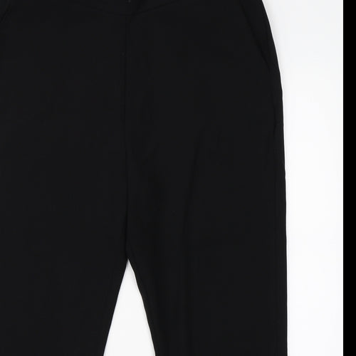 Preworn Womens Black   Dress Pants Trousers Size 16 L23 in
