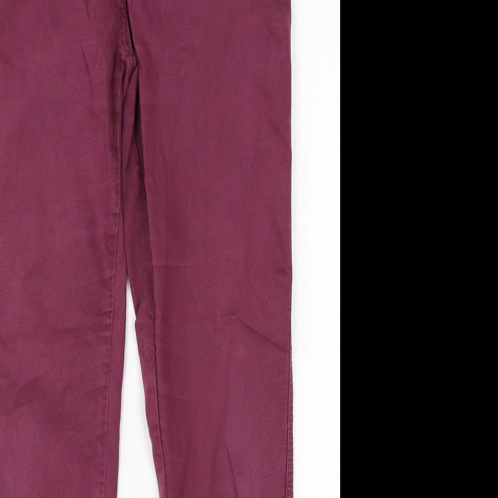 NEXT Womens Purple  Denim Skinny Jeans Size 14 L31 in
