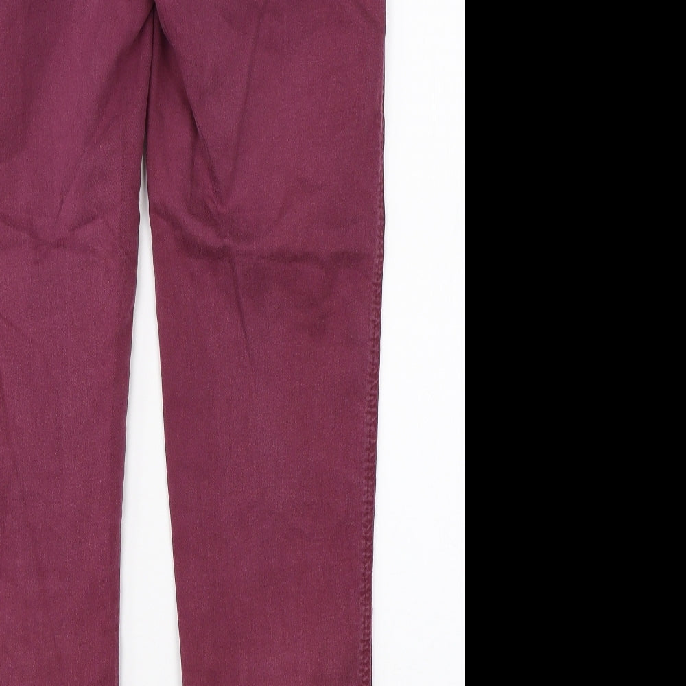NEXT Womens Purple  Denim Skinny Jeans Size 14 L31 in