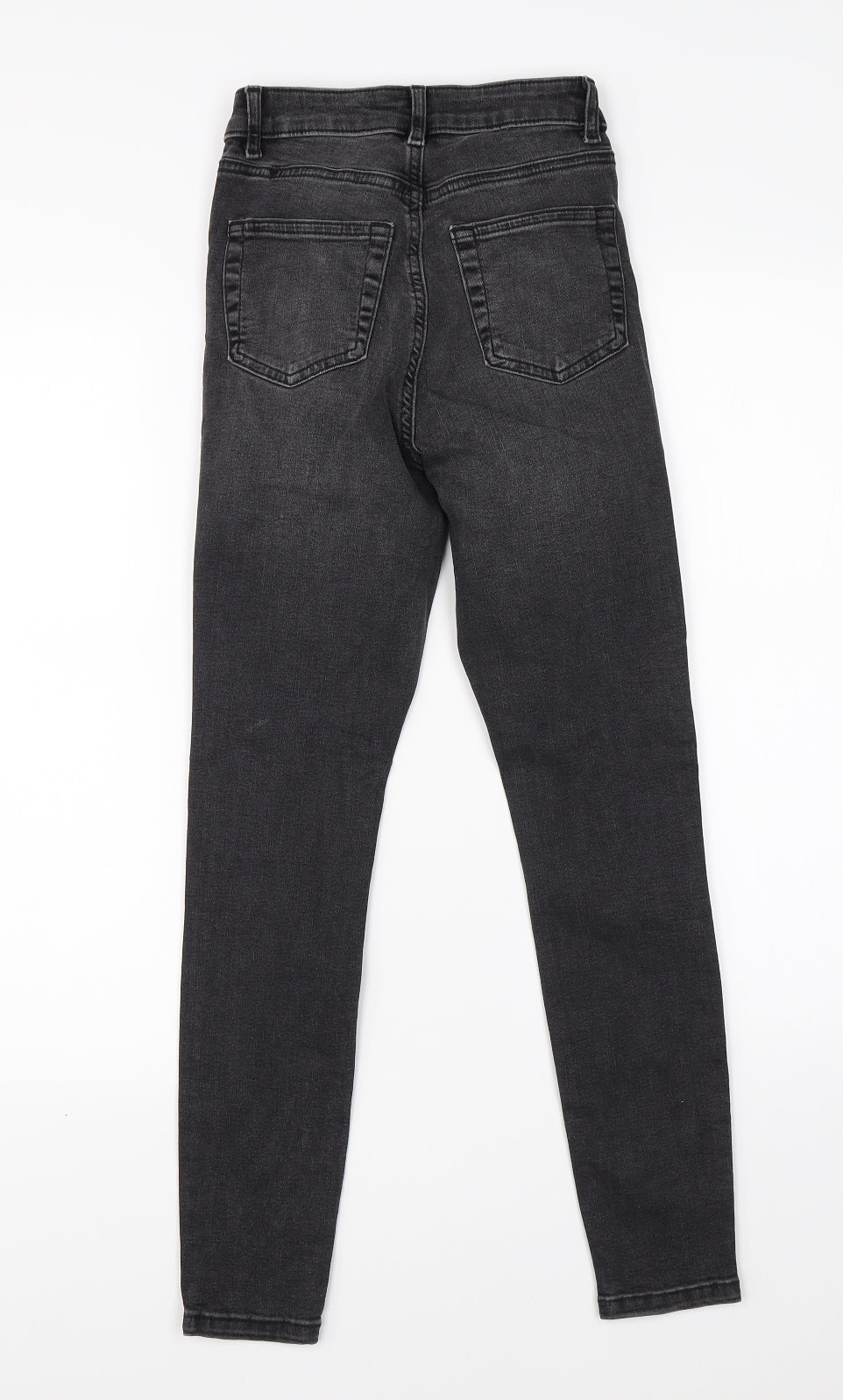 Primark Womens Black  Denim Skinny Jeans Size 4 L25 in