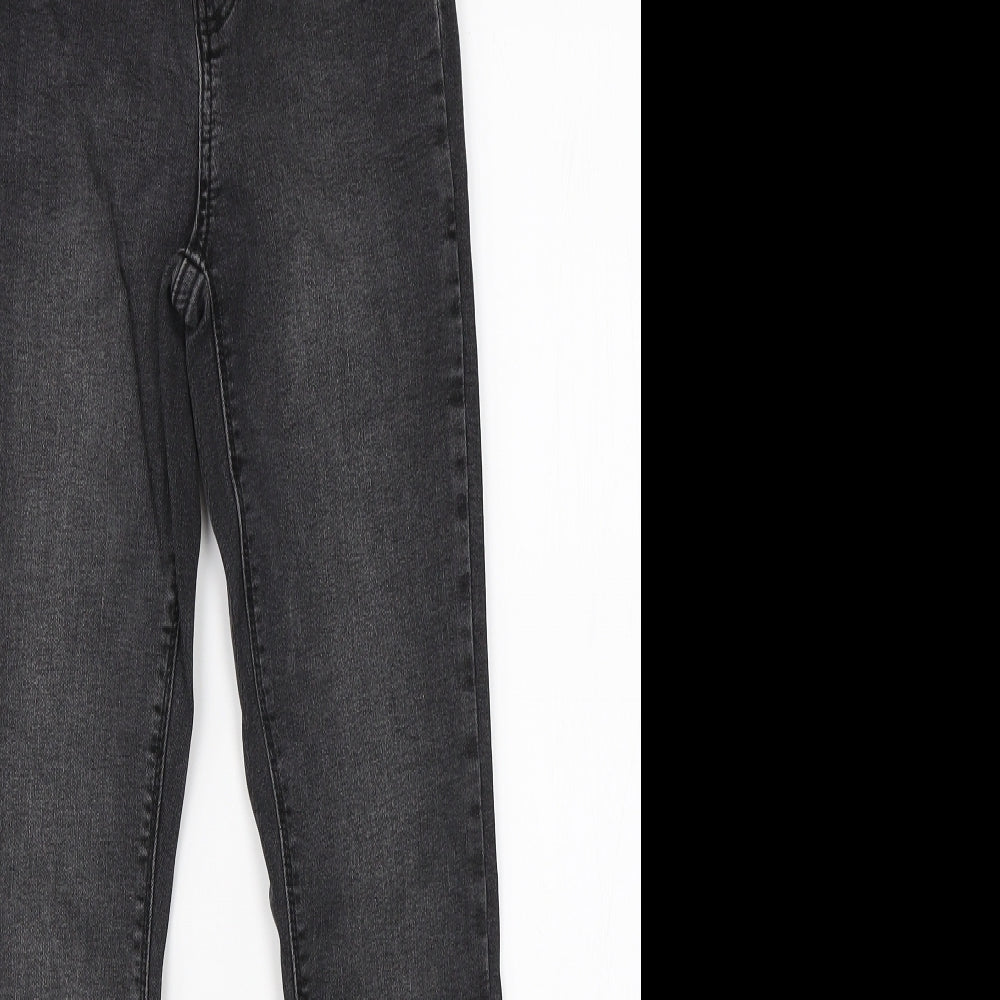 Primark Womens Black  Denim Skinny Jeans Size 4 L25 in
