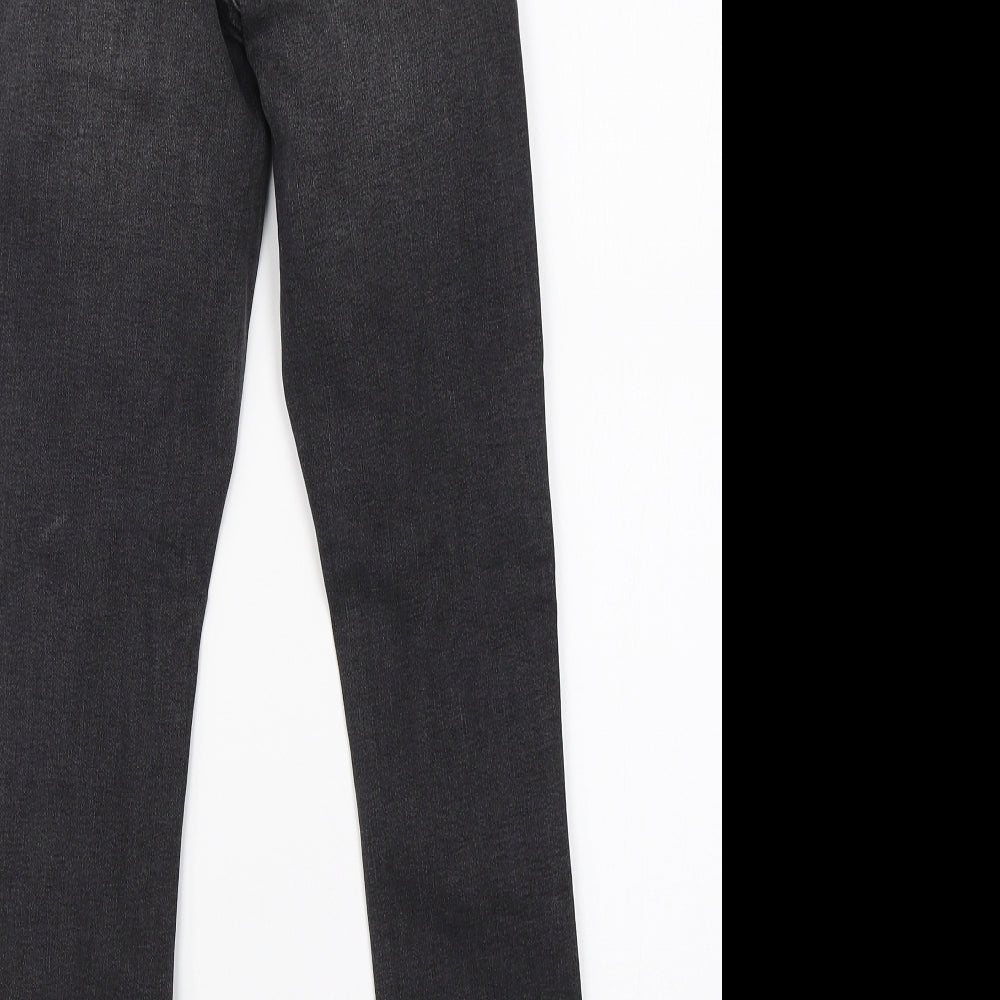 Primark Womens Black  Denim Skinny Jeans Size 4 L25 in