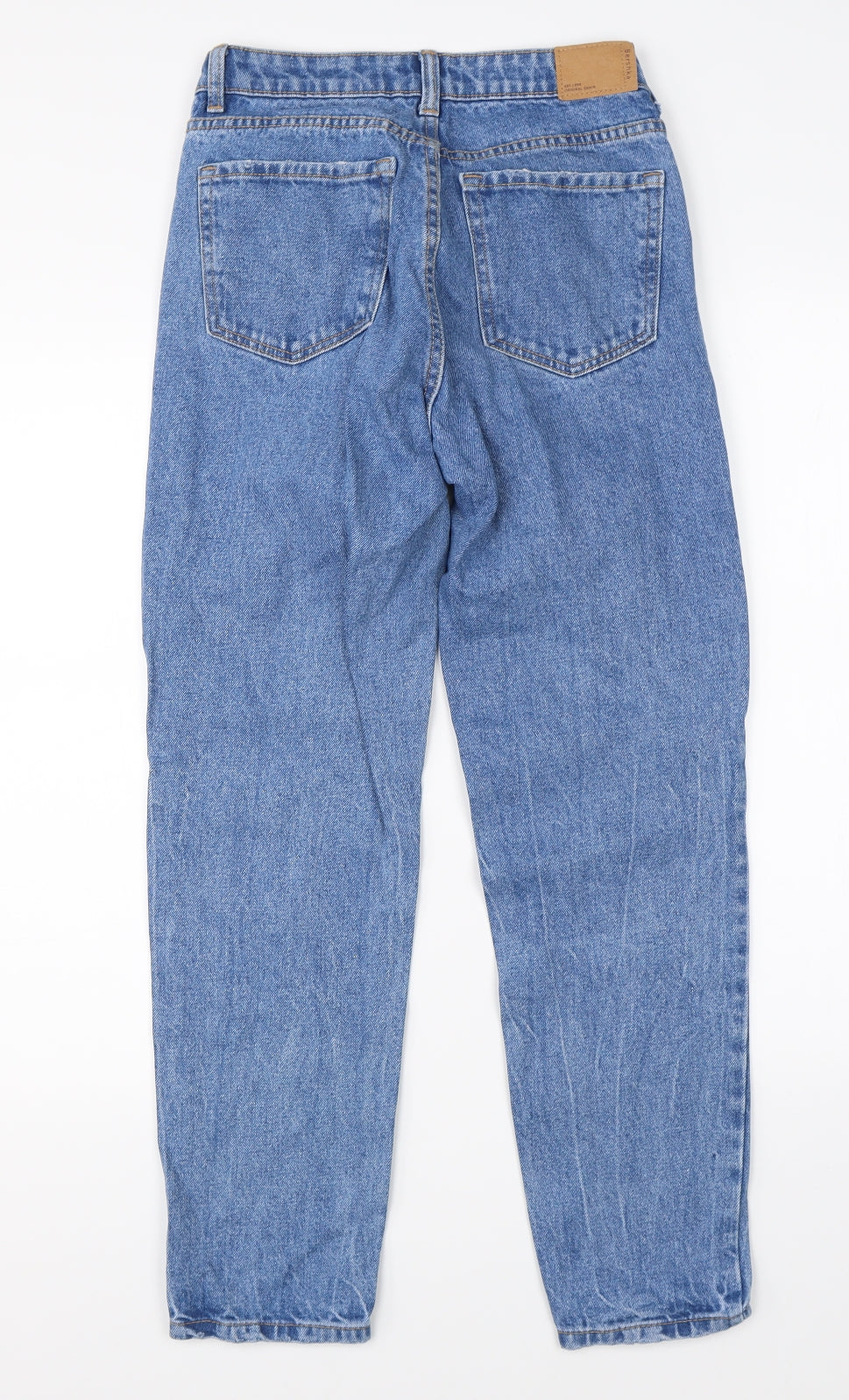 Bershka Womens Blue  Denim Mom Jeans Size 6 L26 in