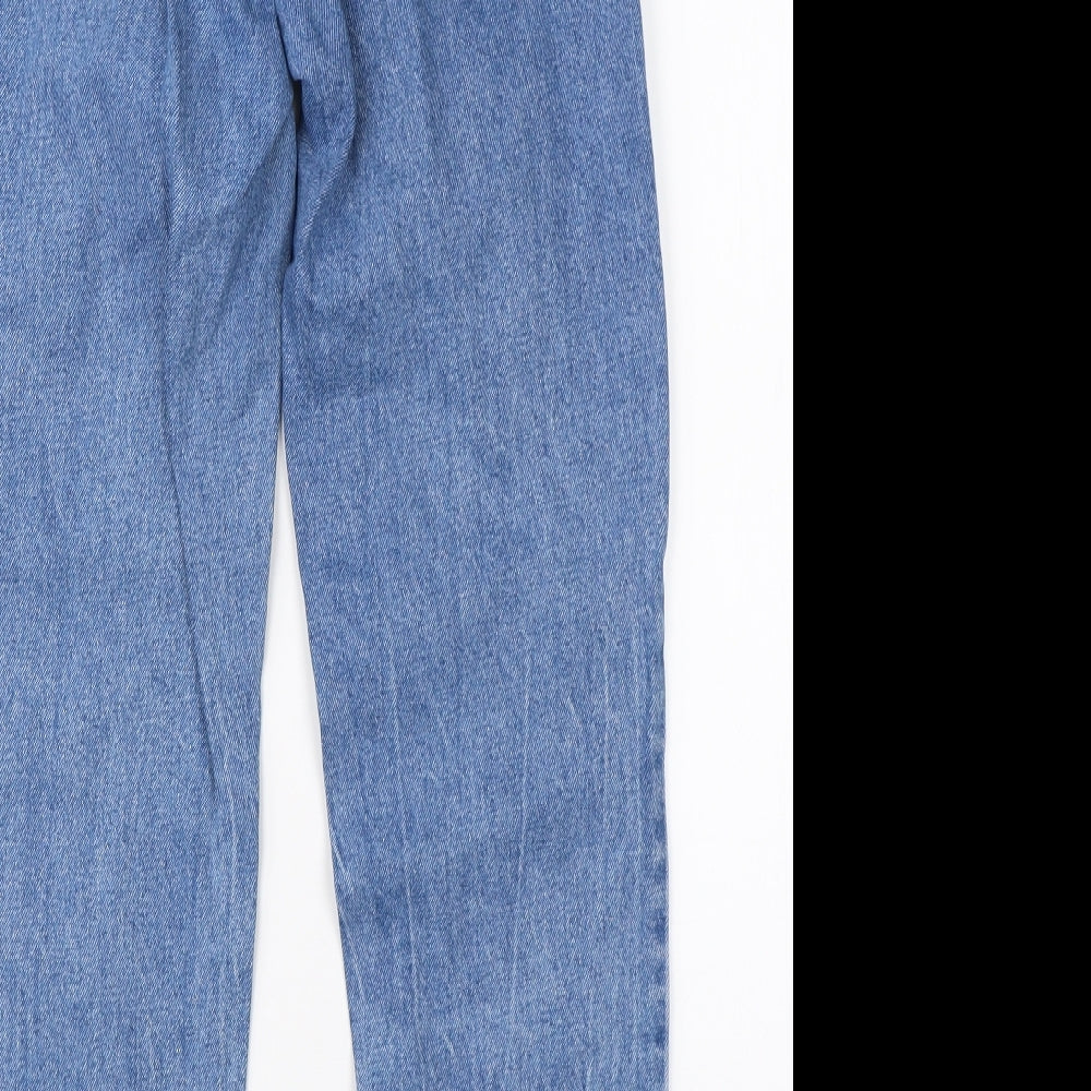 Bershka Womens Blue  Denim Mom Jeans Size 6 L26 in