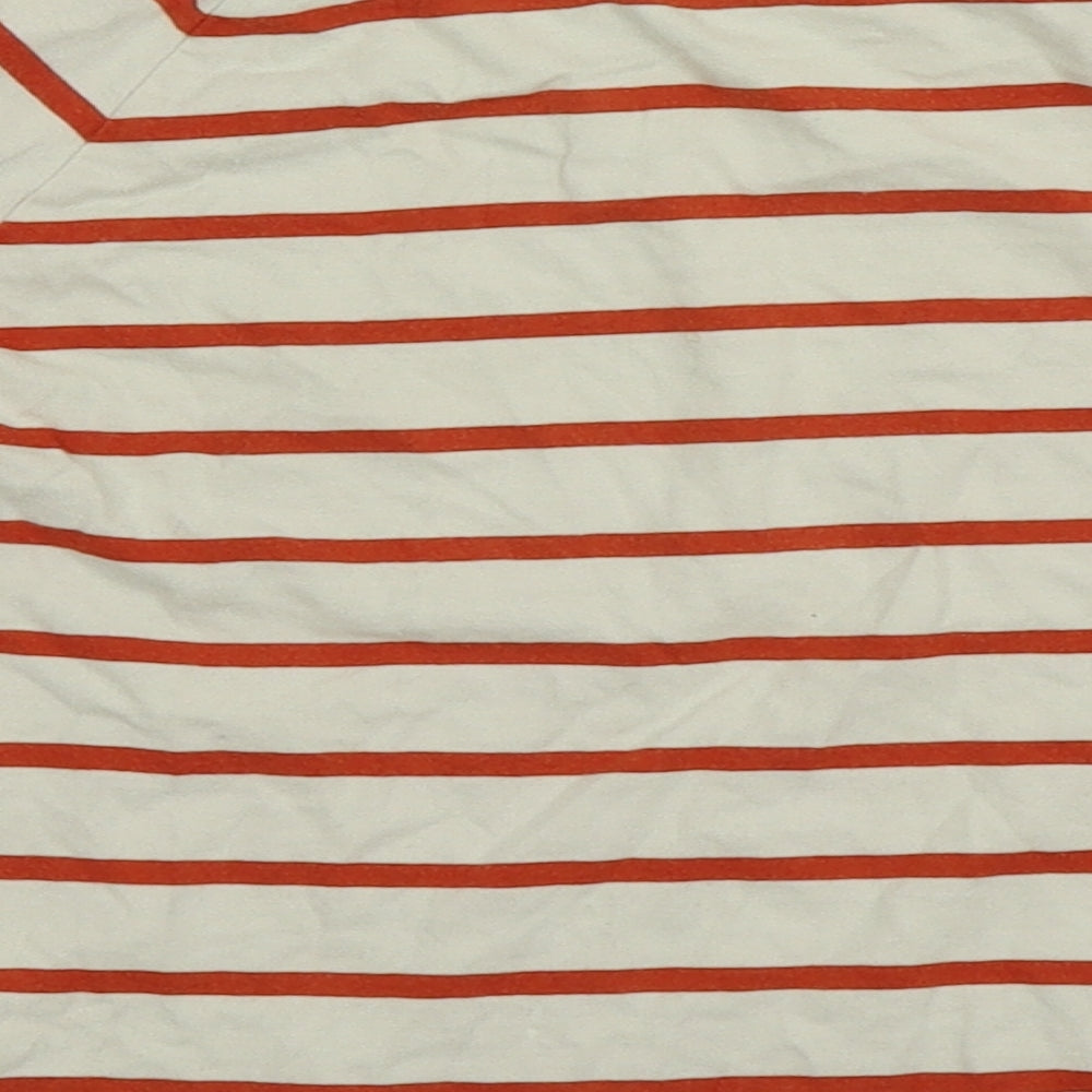 M&S Boys Multicoloured Striped  Basic T-Shirt Size 5-6 Years