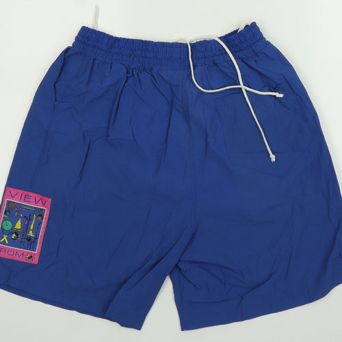View From Mens Blue   Sweat Shorts