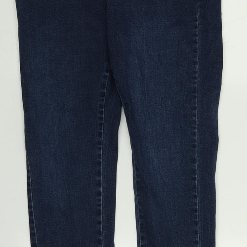 Evans Womens Blue   Skinny Jeans Size 14 L25.5 in