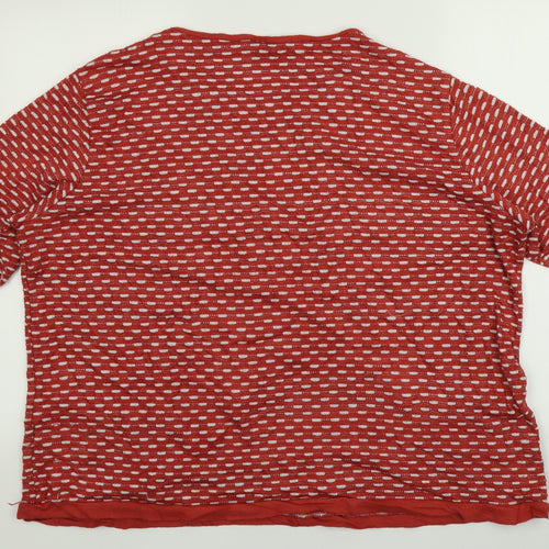 ISLE  Womens Red   Pullover Jumper Size XL