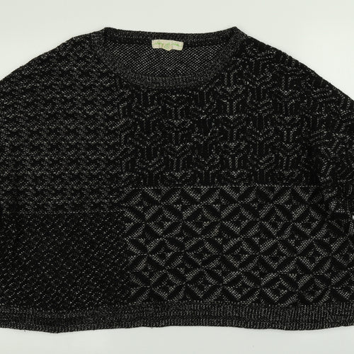Staring at Stars Womens Black   Pullover Jumper Size L