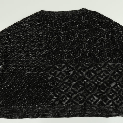 Staring at Stars Womens Black   Pullover Jumper Size L