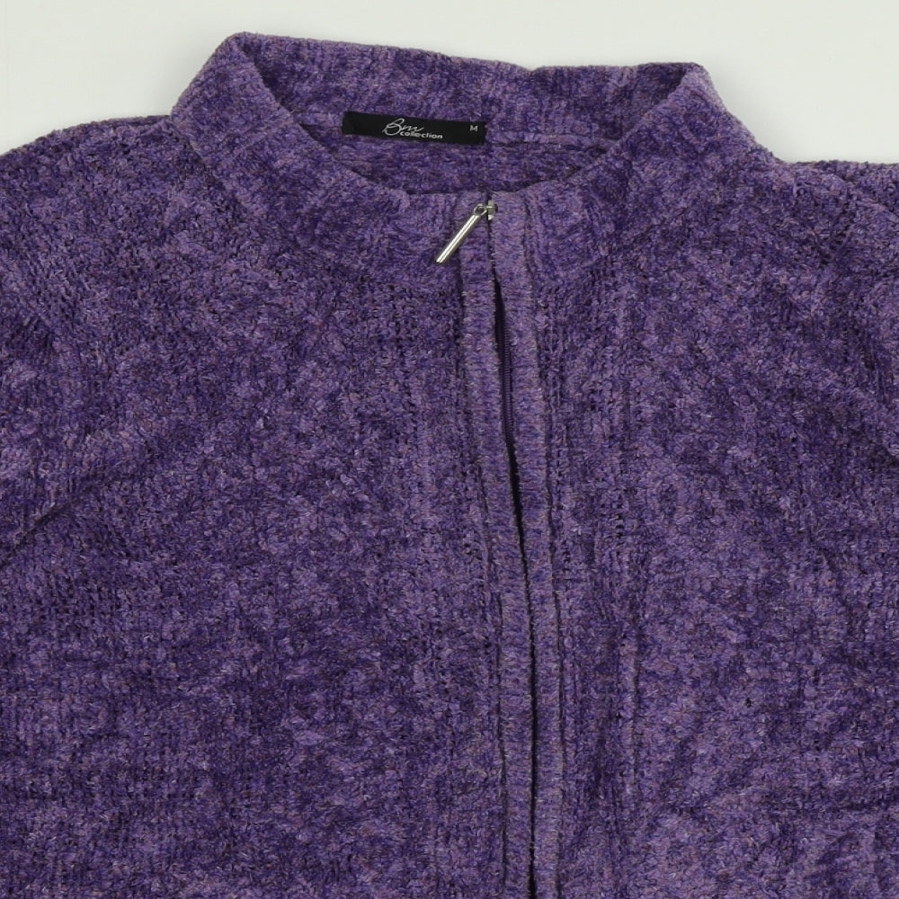 BM collection Womens Purple   Jacket Coatigan Size M