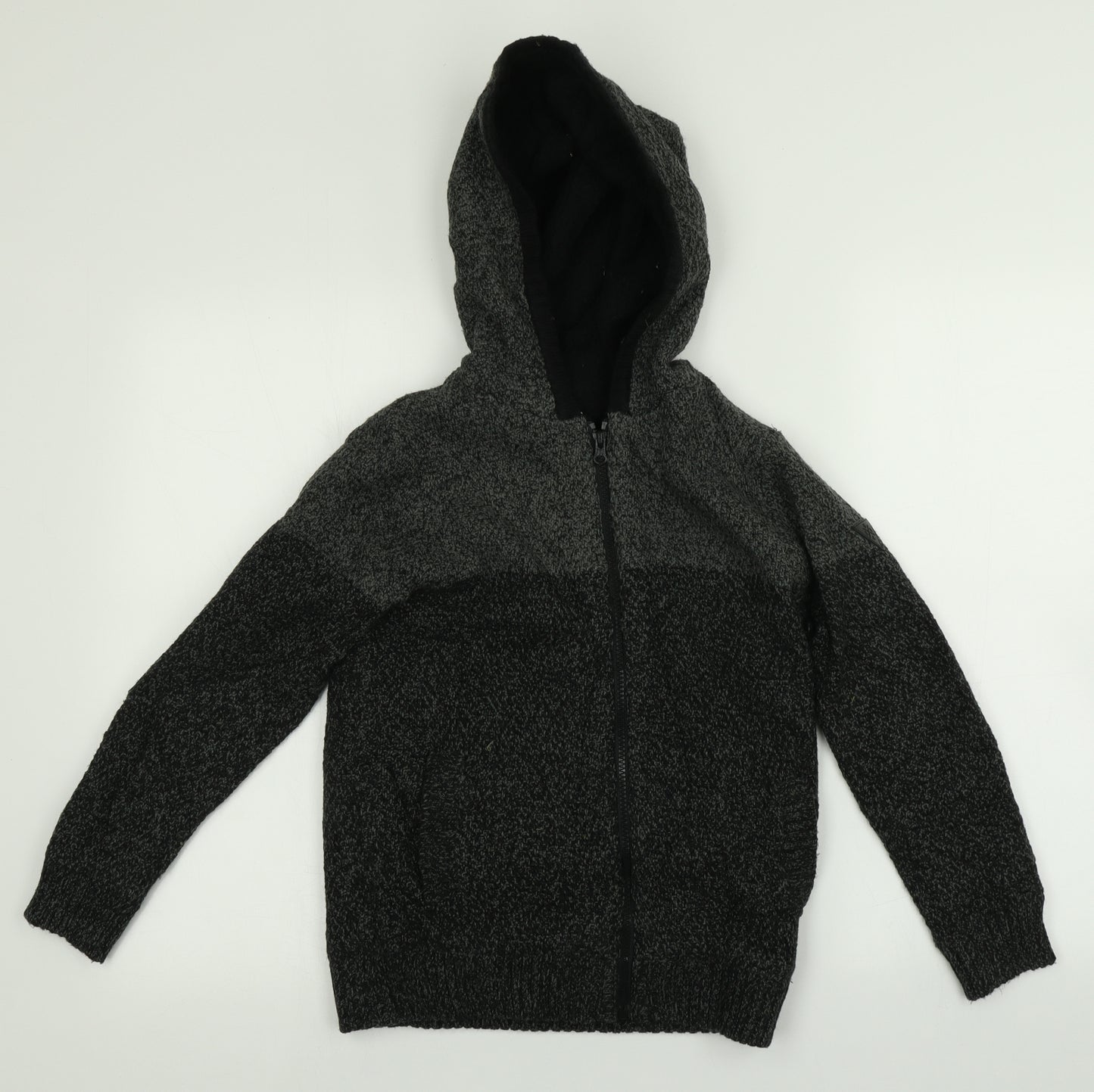 F&F Boys Grey   Full Zip Hoodie Size 9-10 Years
