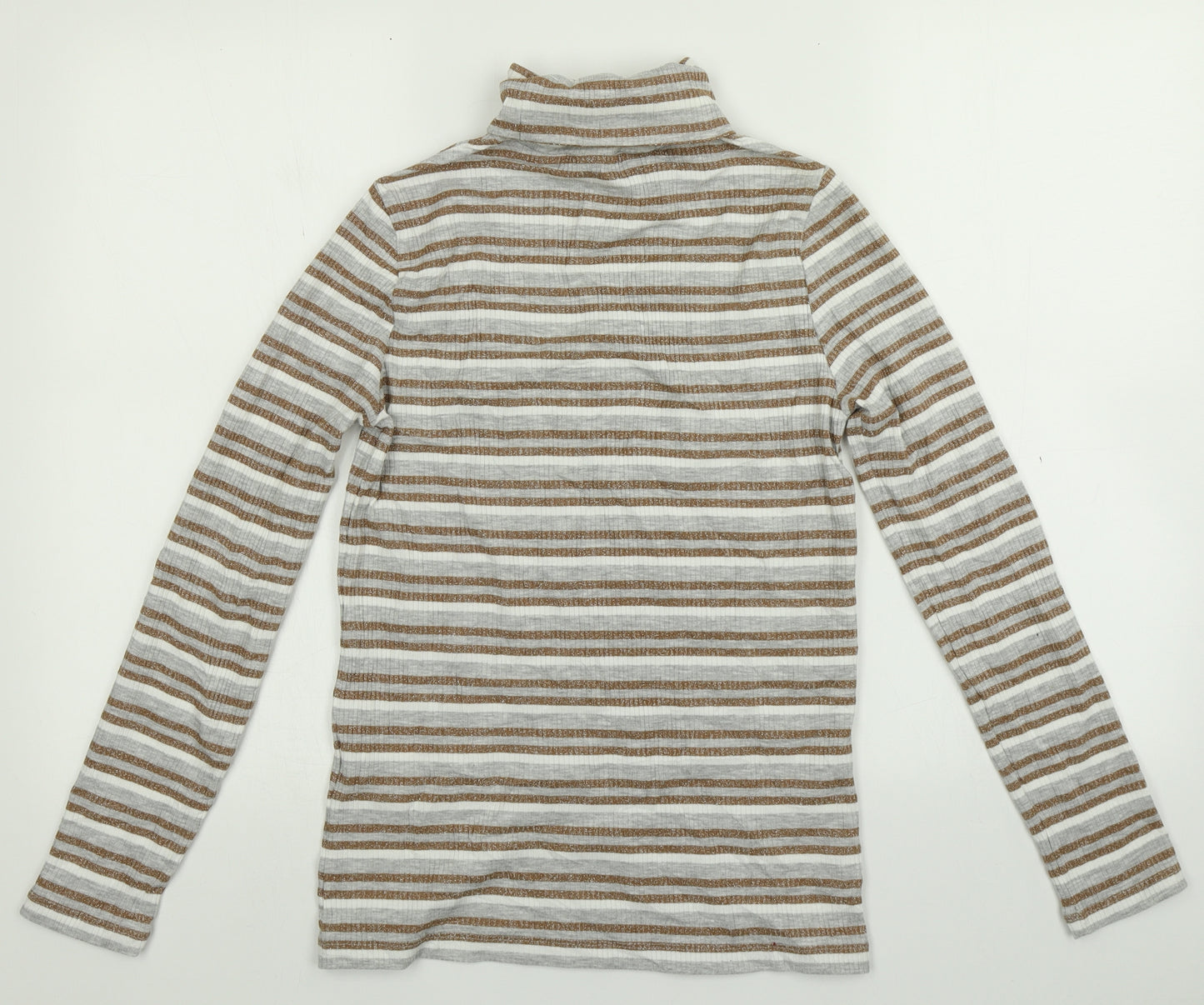 M&S Womens Multicoloured Striped  Pullover Jumper Size 10