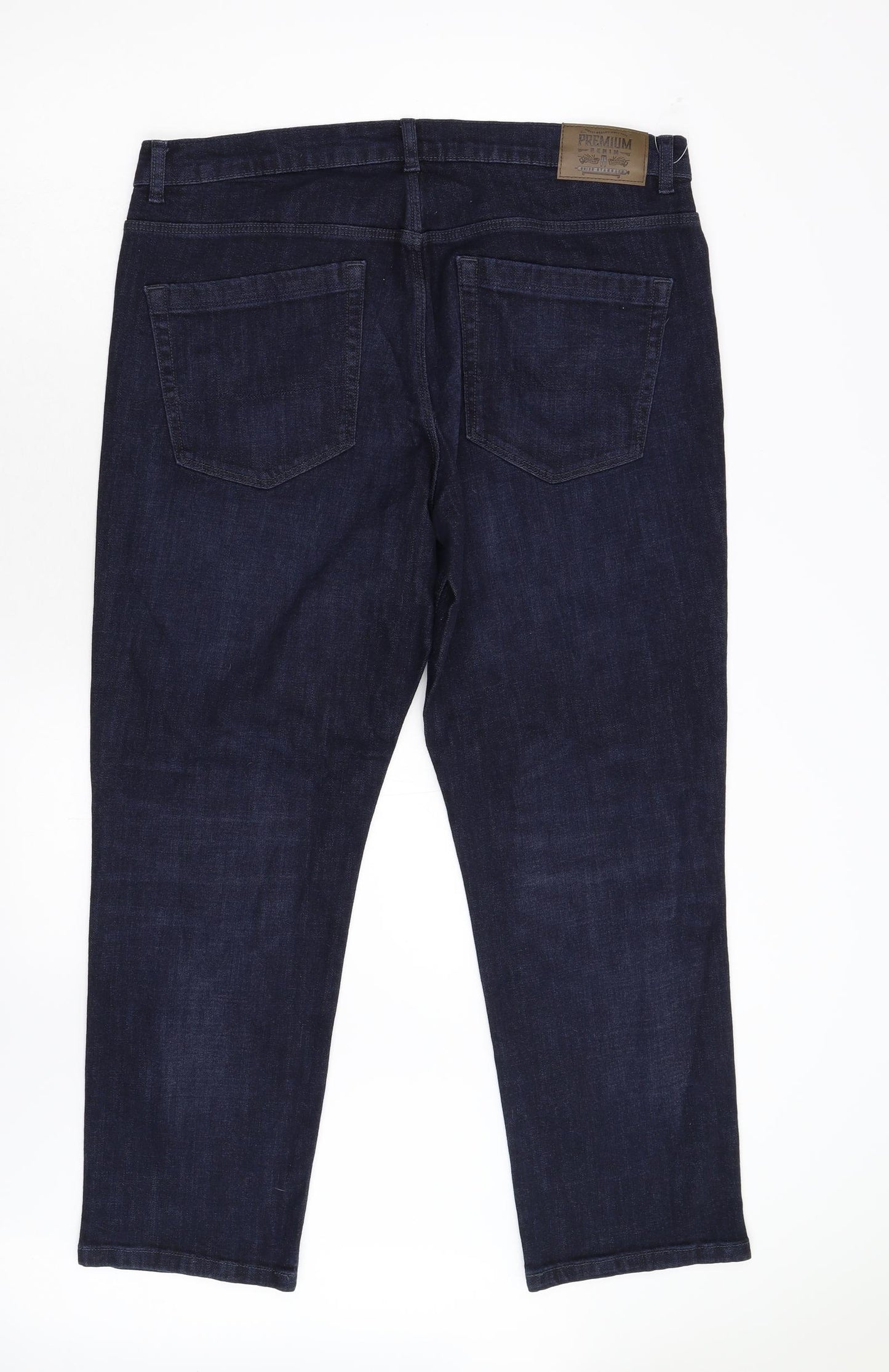 George Mens Blue  Denim Straight Jeans Size 38 L29 in