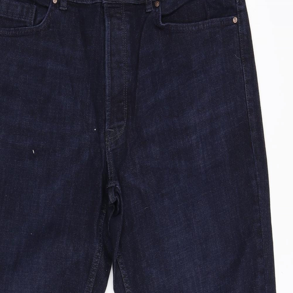 George Mens Blue  Denim Straight Jeans Size 38 L29 in