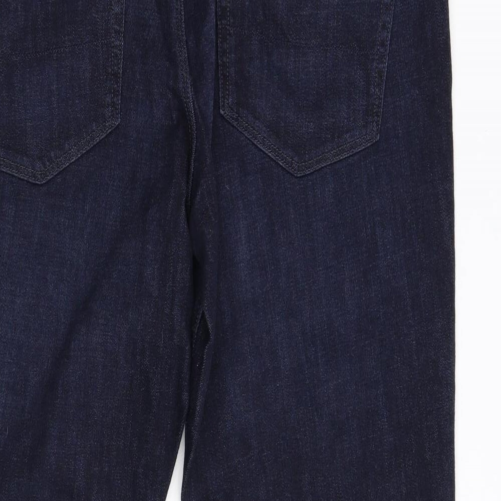 George Mens Blue  Denim Straight Jeans Size 38 L29 in