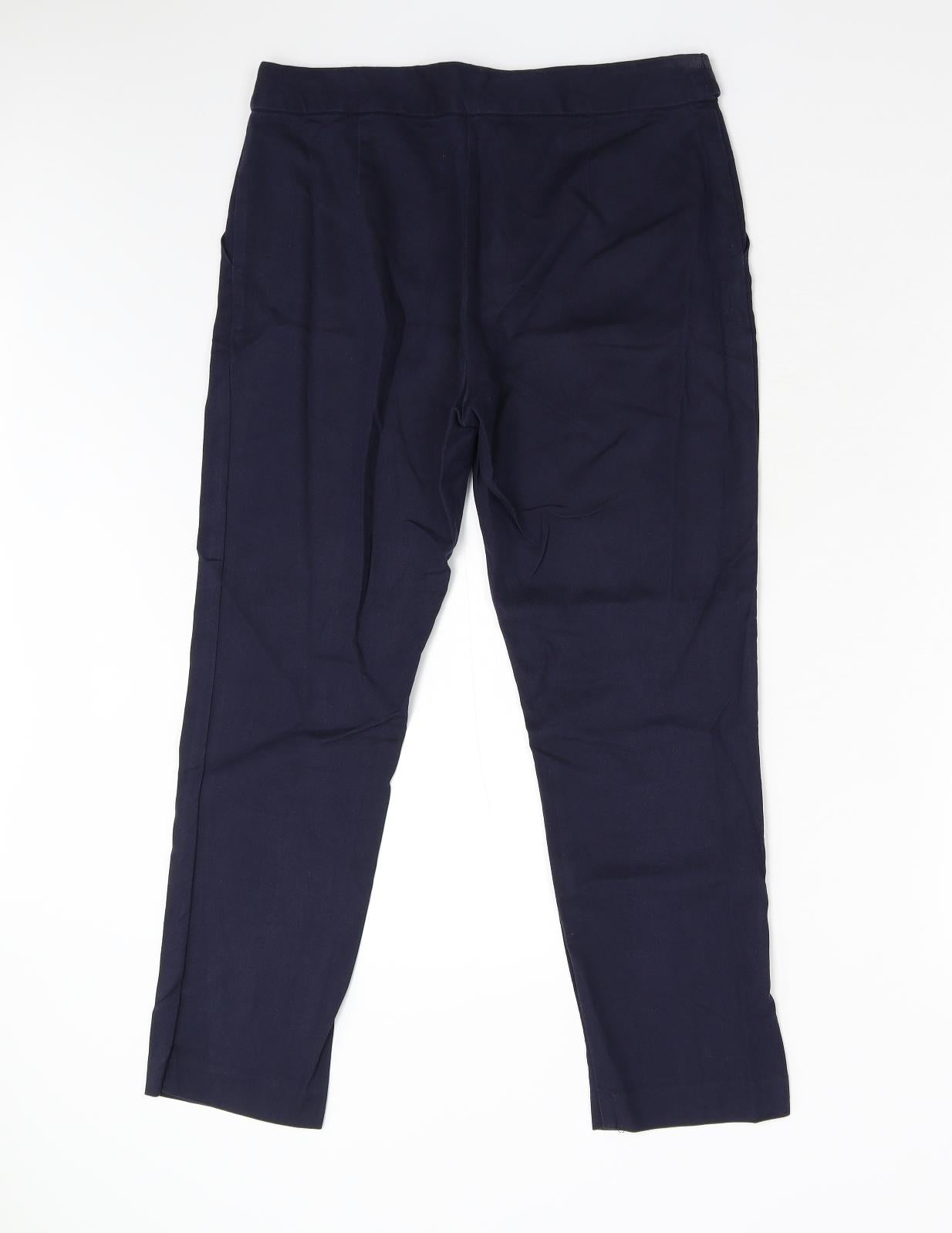F&F Womens Blue   Trousers  Size 12 L25 in