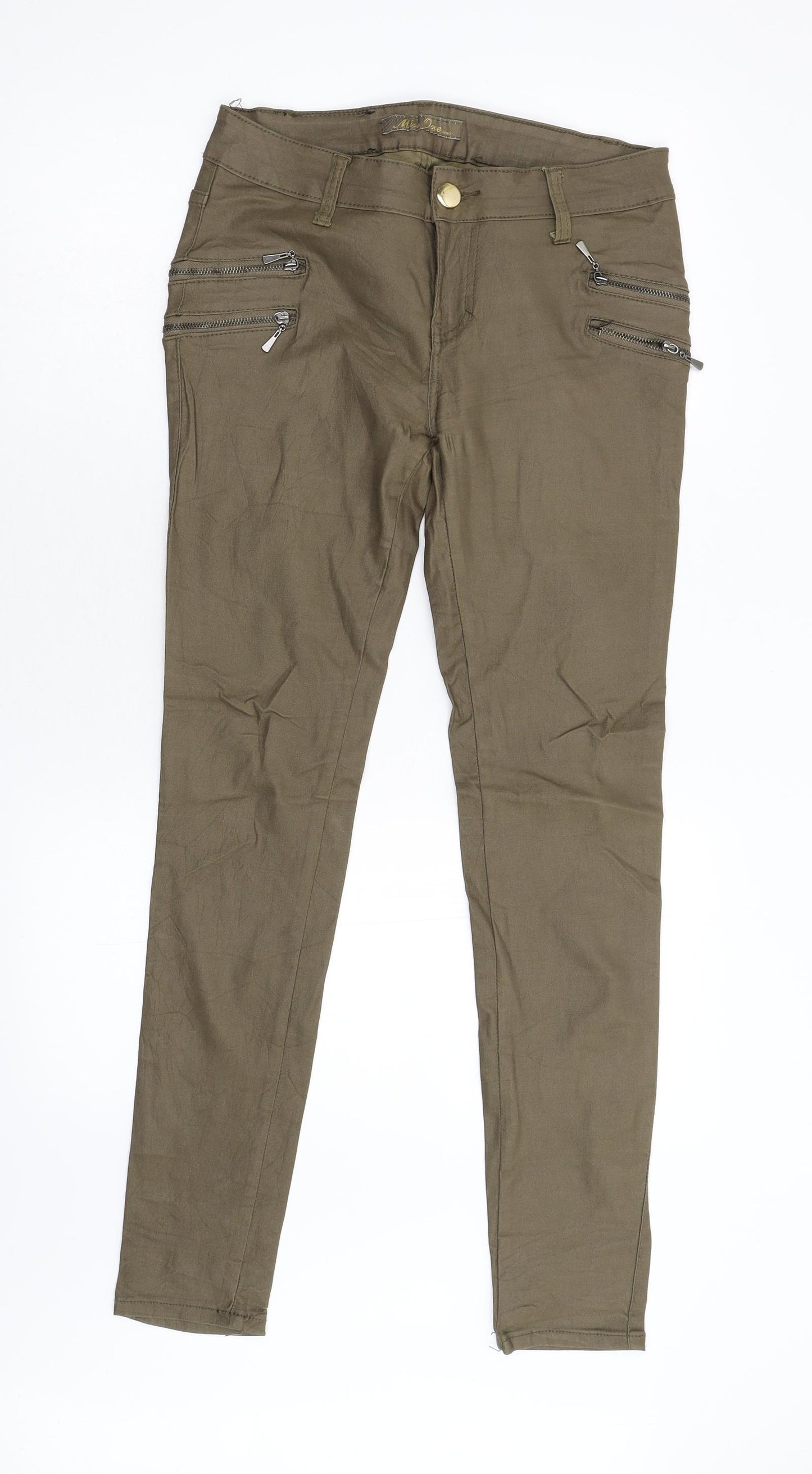 Miss One Womens Brown   Trousers  Size 16 L30 in