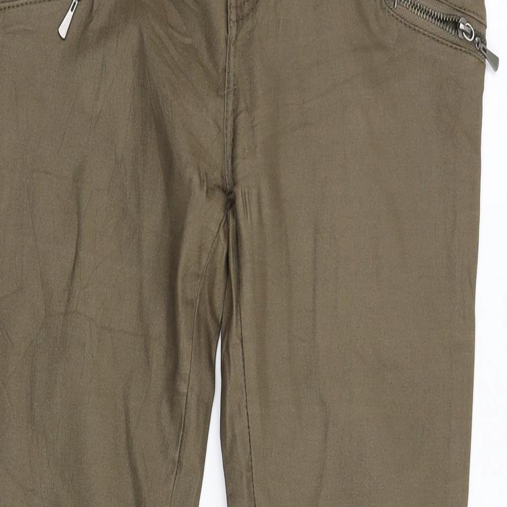 Miss One Womens Brown   Trousers  Size 16 L30 in