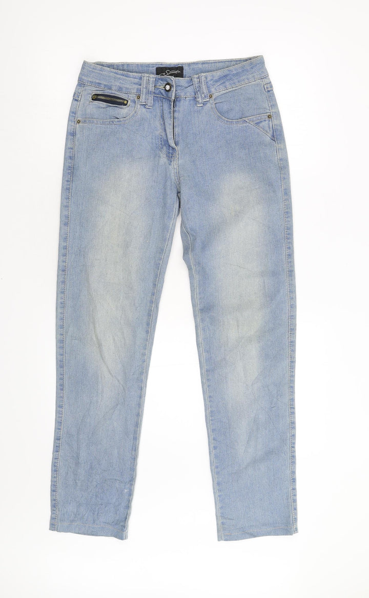 Sportin Mens Blue Denim Straight Jeans L30 in