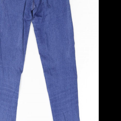 Bershka Womens Blue  Denim Jegging Jeans Size 8 L27 in