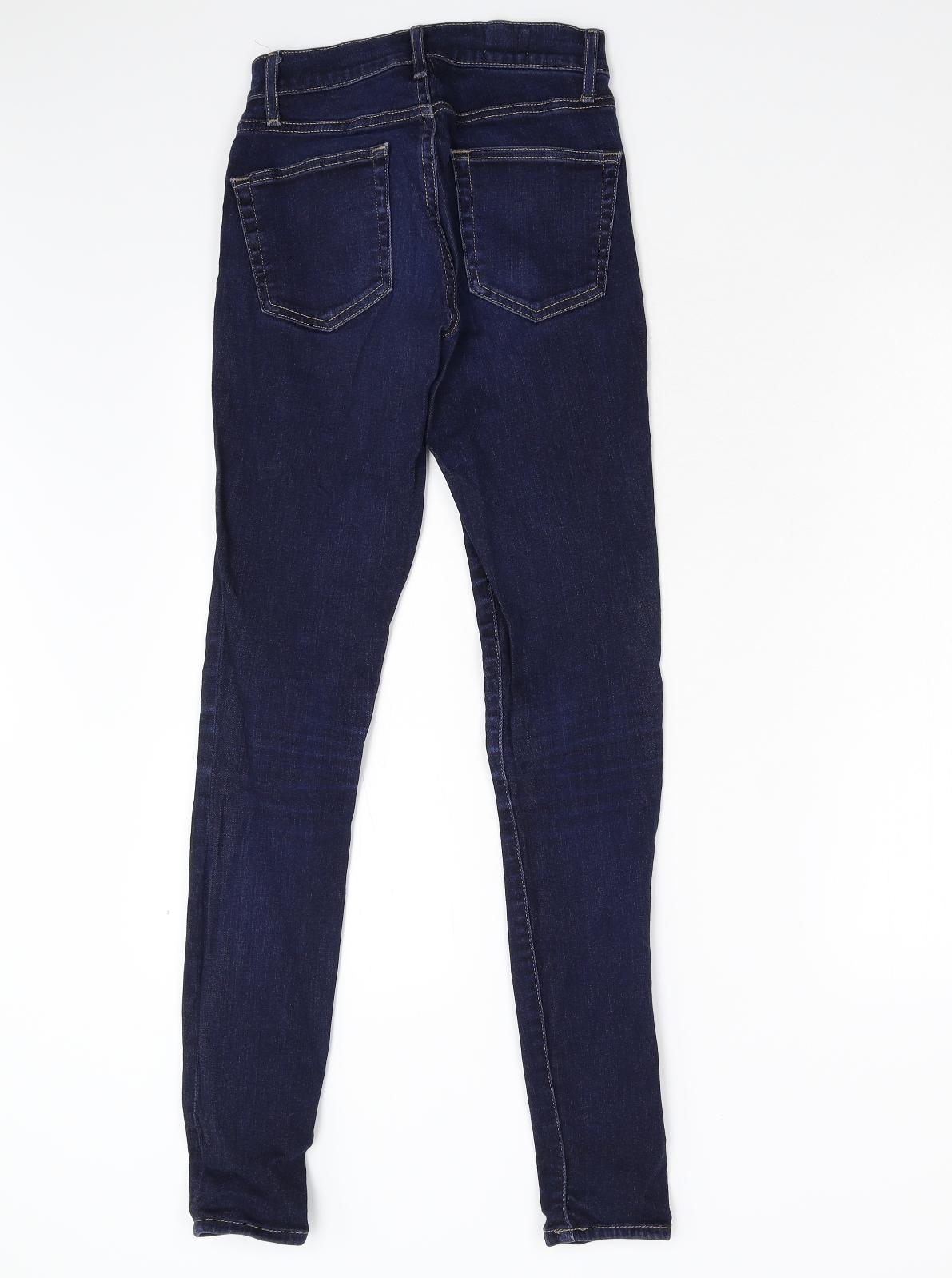 Gap Womens Blue  Denim Skinny Jeans Size 24 L30 in