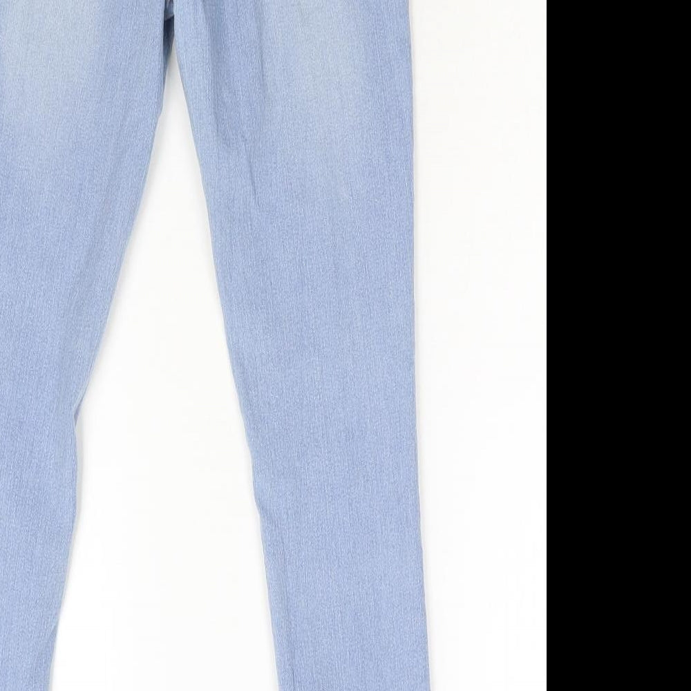 George Womens Blue  Denim Skinny Jeans Size 12 L26 in
