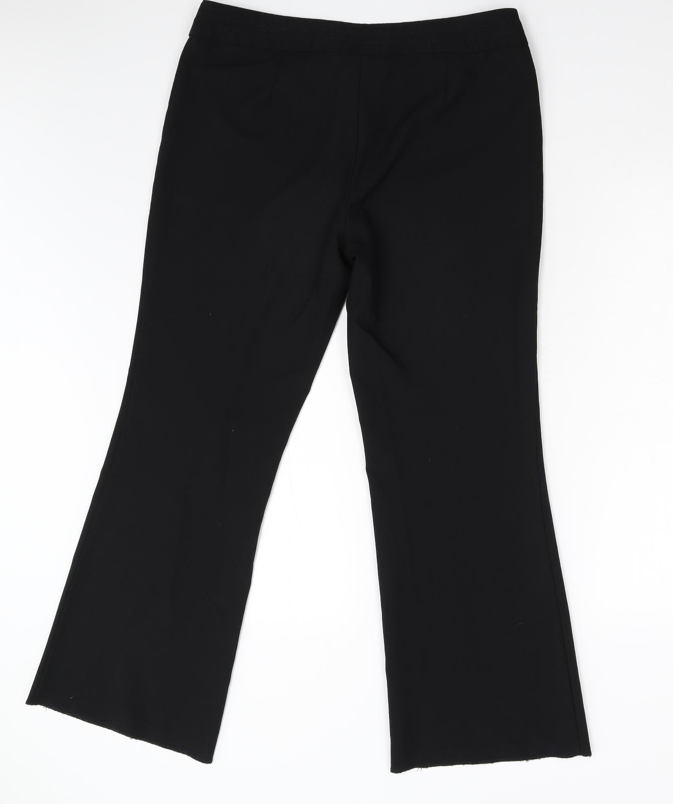 George Womens Black   Trousers  Size 16 L28 in