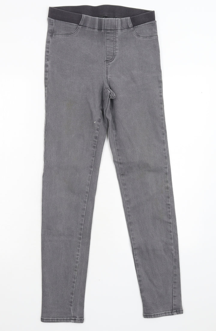 ESMARA Womens Grey Denim Jegging Jeans Size 8 L28 in