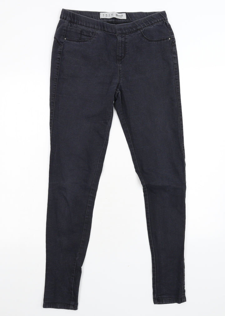 Primark Womens Black  Denim Jegging Jeans Size 10 L30 in