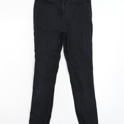 NEXT Womens Black  Denim Skinny Jeans Size 10 L27 in