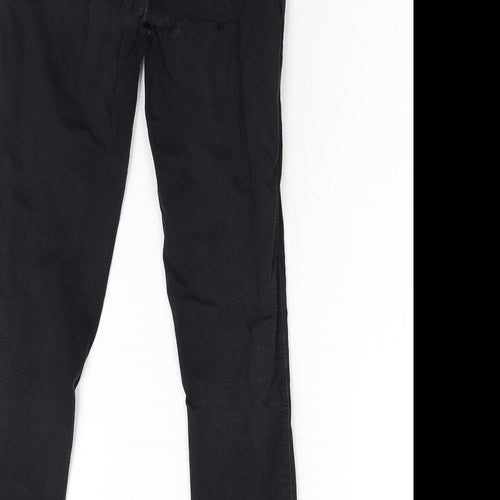 NEXT Womens Black  Denim Skinny Jeans Size 10 L27 in